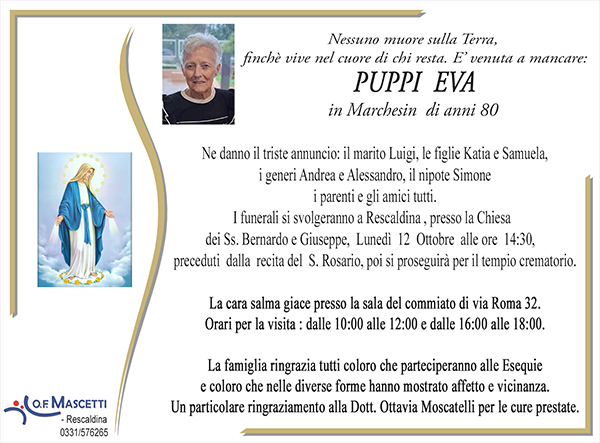 Puppi Eva di anni 80